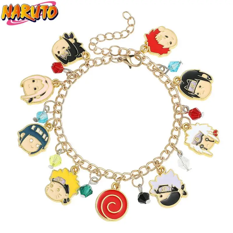 

Anime Naruto Uzumaki Naruto Beads Pendant Bracelet Child Cute Hand Chain Enamel Charms New Men Women Simple Alloy Bracelet Gifts