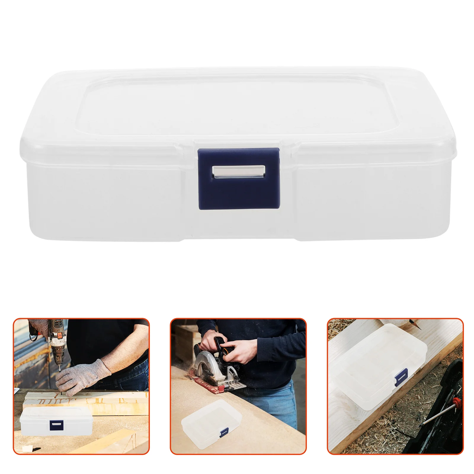 Saw Blade Storage Box Hardware Organizer Case Tool Compartment Container Plastic Pp Portable