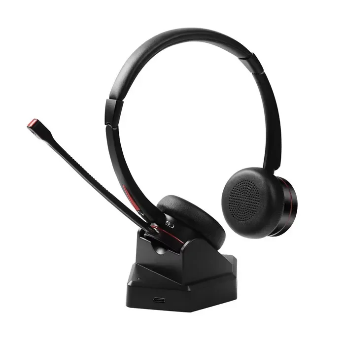 Best quality ANC headphone  wireless  cell phone headset with USB charger socket