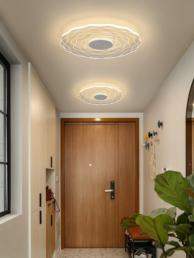 Balcony light, hallway light, hallway light, household entrance, cloakroom circular light, light luxury ceiling light