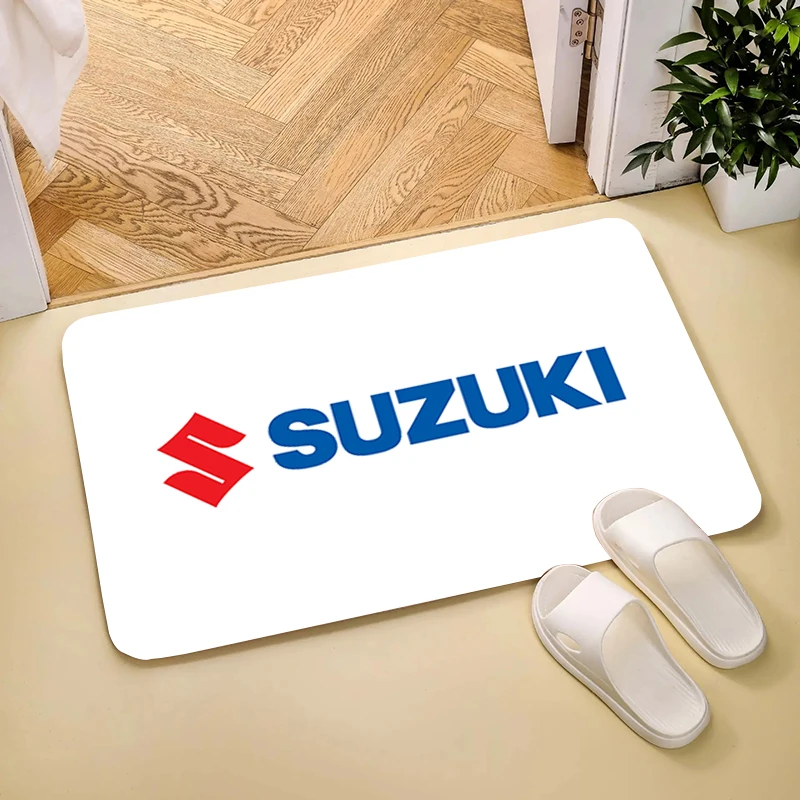 Carpets S-Suzukies Balcony Kitchen Carpet House Entrance Mat Aesthetic Room Decoration Rugs Home Foot Rug Doormat Door Mats Bath