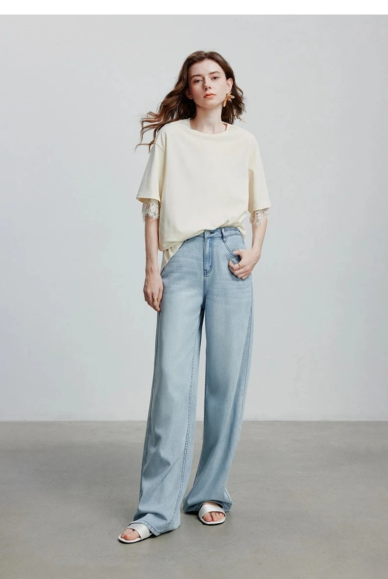 

Женские джинсовые брюки 2026: Новинка лета, длинные штаны