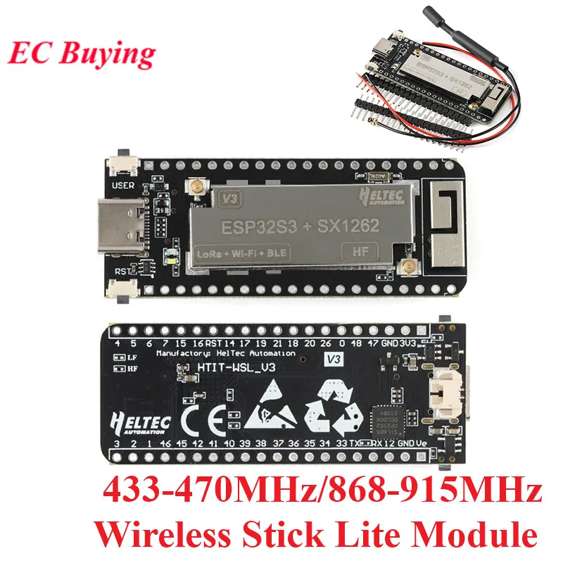 ESP32 SX1262 LoRa WIFI BLE Module Development Board LoRAWAN 433-470 868-915mhz Wireless Stick Lite for Meshtastic Mesh Network