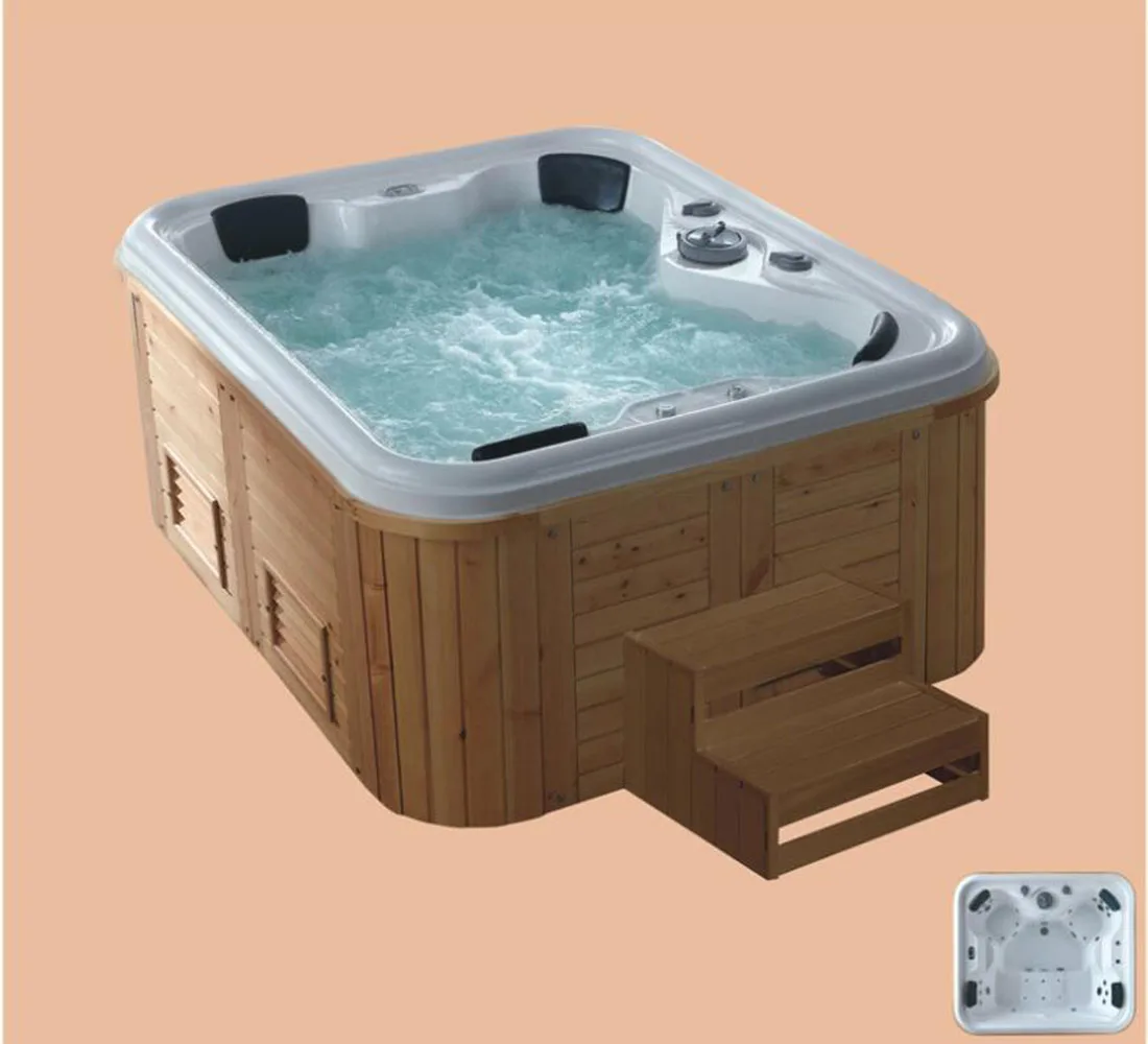 

2100mm 4 People Capacity Swimming Pool Whirlpool Bathtub Acrylic Hydromassage Surfing Four People Outdoor SPA NS2005A