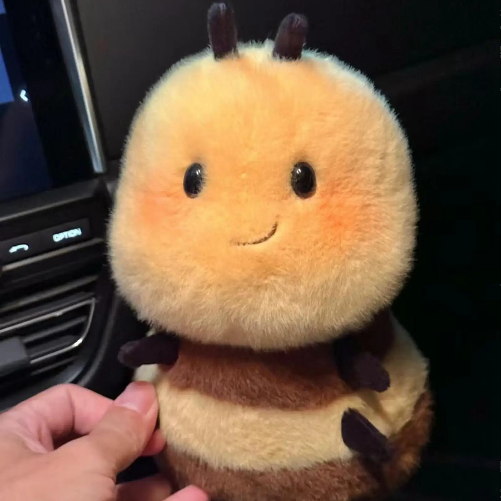 

Bee Stuffed Animal Cartoon Bee Stuffed Animal Doll Collectible Realistic Figure Sleeping Companion For Children Bedroom Nursery