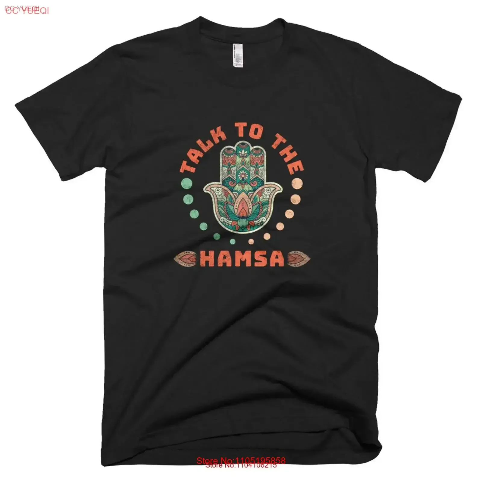 Hamsa Hand Of Fatima Hamesh Chamsa Khamsa Indian Mandala Henna T Shirt Spiritua…