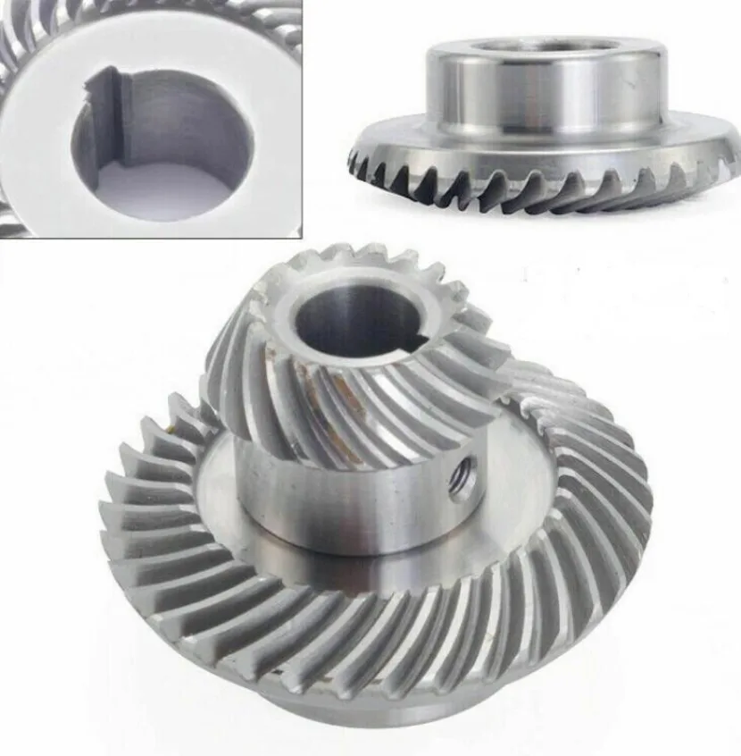 Imagem -04 - Engrenagem Cônica Espiral para Fresar Máquinas de Elevação C77 Mais C96 Pcs por Conjunto