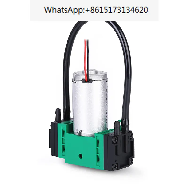 

PENGPU 12V micro vacuum pump 7.5L/Min 24V small air extraction diaphragm pump electric oil-free maintenance free