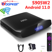 A95X W2 TV Box Android 11 4G 64GB Android TVBOX Allwinner S905W2 Dual Band Wifi6 1080P 4K Bluetooth 5.0 Media Player