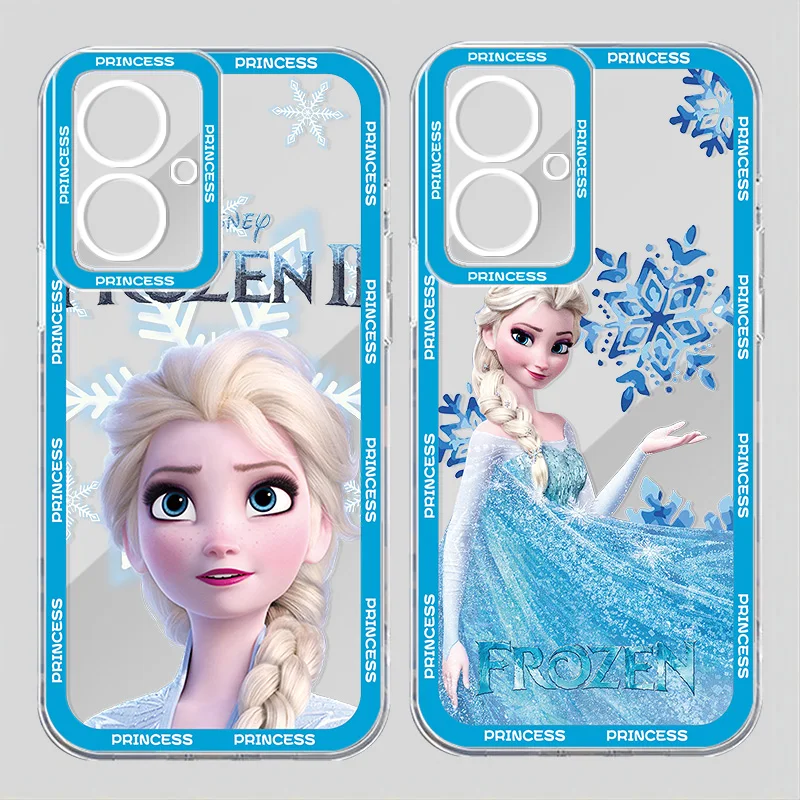 Disney Frozen Angel Eye Phone Case For Realme C 67 65 63 55 53 35 33 31 30 25 21 20 15 8i 9i Narzo 50 Pro Plus Funda Soft Capa