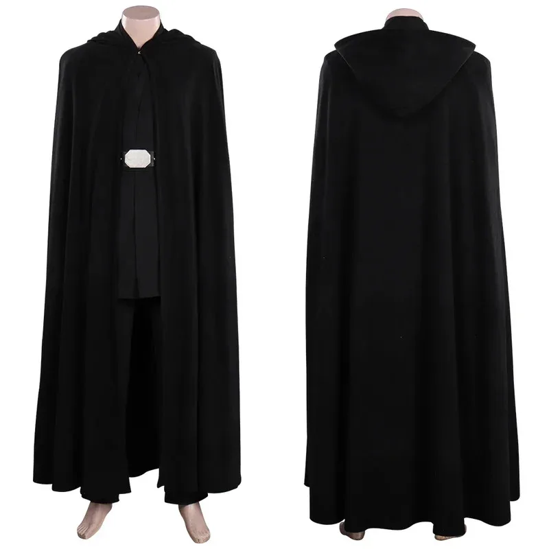 Disfraz de cosplay de Luke Skywalker, top, pantalones, capa, fantasía, hombres, niños, Halloween, Navidad, carnaval, fiesta, disfraz, ropa
