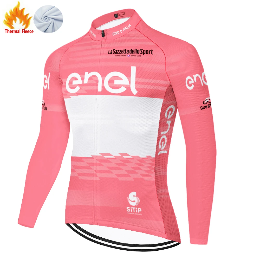 Tour De Italia Giro d'Italia Inverno Velo mallot ciclismo hombre invierno camisa de ciclismo maglia mtb tricota maillot vtt homme