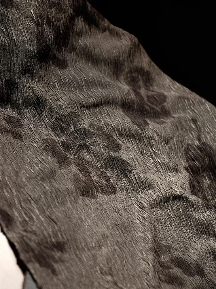 

Плиссированная ткань с принтом в китайском стиле, дизайн одежды, оптовая продажа, ткань для шитья одежды по метрам, материал «сделай сам»