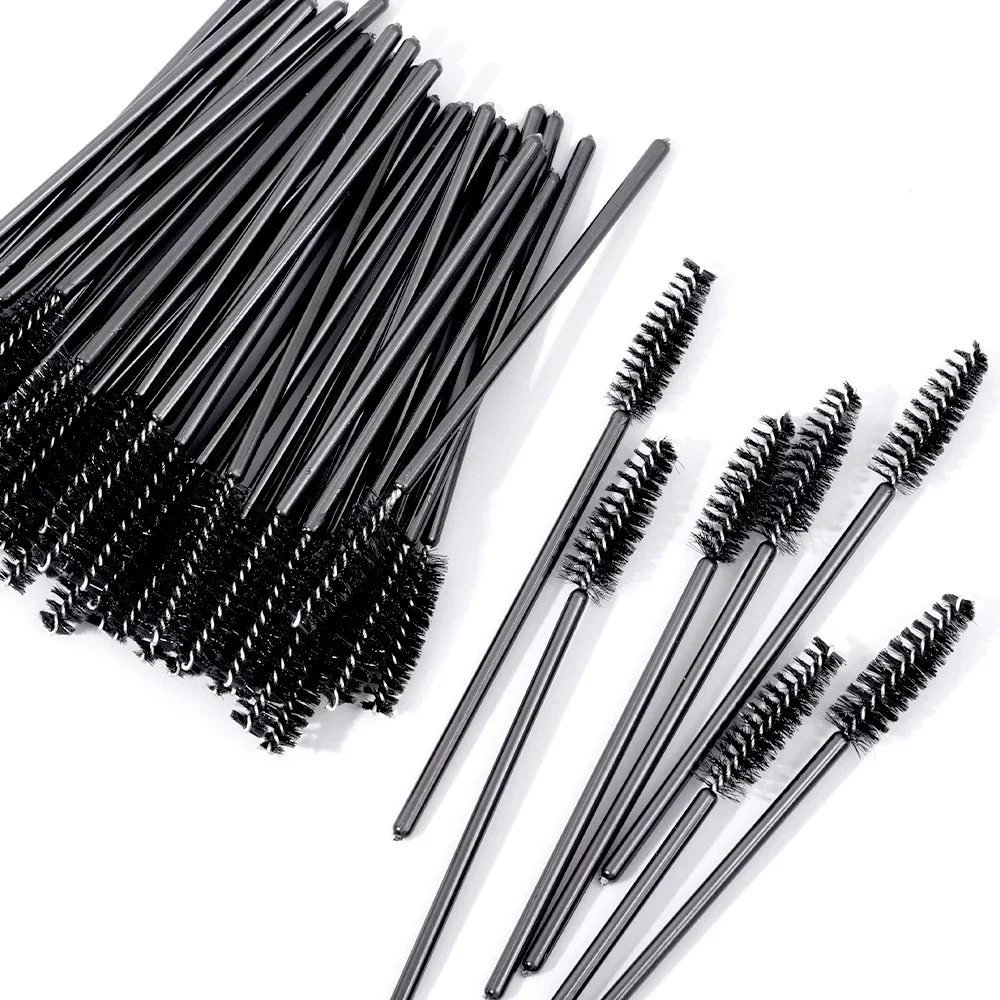 50/100PCS Eyelash Brushes Eyebrow Brush Disposable Eyelashes Curling Extension Tools Mascara Wands Applicator Makeup Accessories