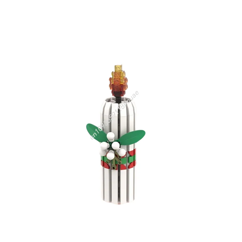 

232pcs MOC Candle Advent Calendar Seasonal Christmas Model Building Blocks Architecture Toys Christmas Gift Creative Education