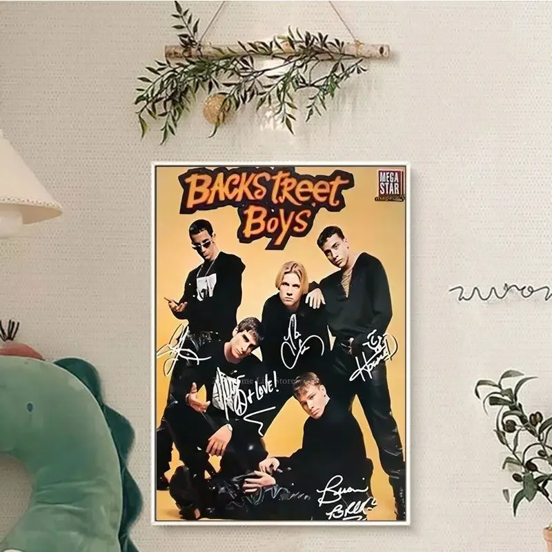 Backstreet Boys Movie Sticky Posters Fancy Wall Sticker For Living Room Bar Decoration Decor Art Wall Stickers