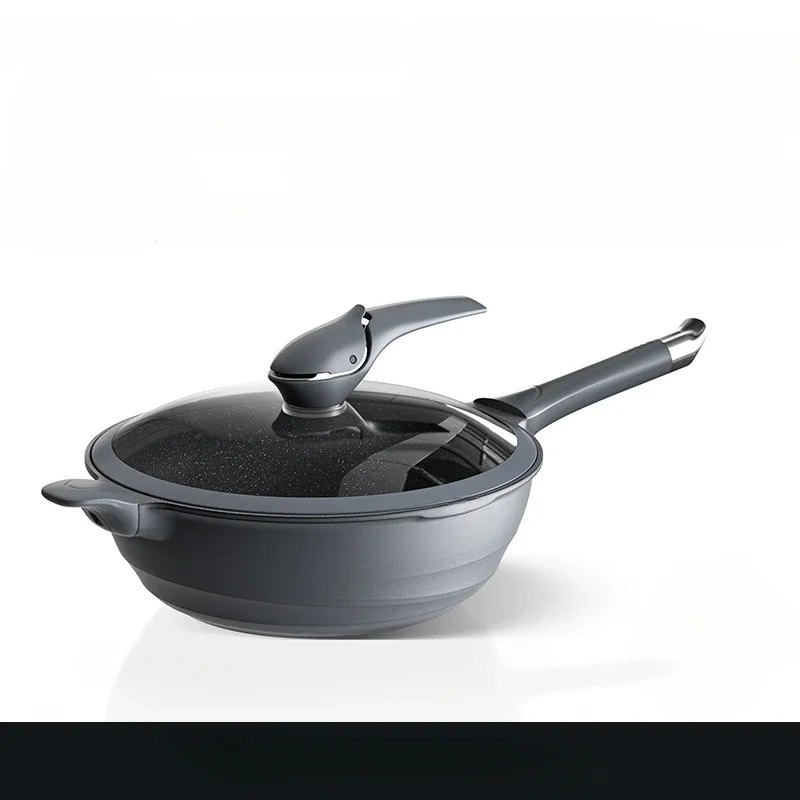 

Micropressure Frying pan Non stick pots and pans set kitchen Cookware Induction cooker gas stove universal wok Steak Frying pan