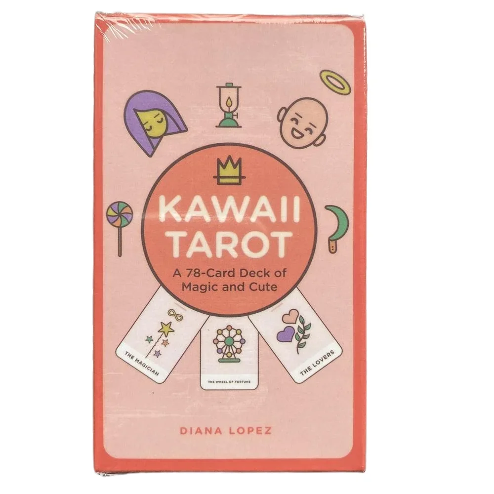 

Кавайные карты Таро, милая колода Таро, настольная игра, карты PDF, руководство, семейная вечеринка, настольные карточные игры, детская настольная игра