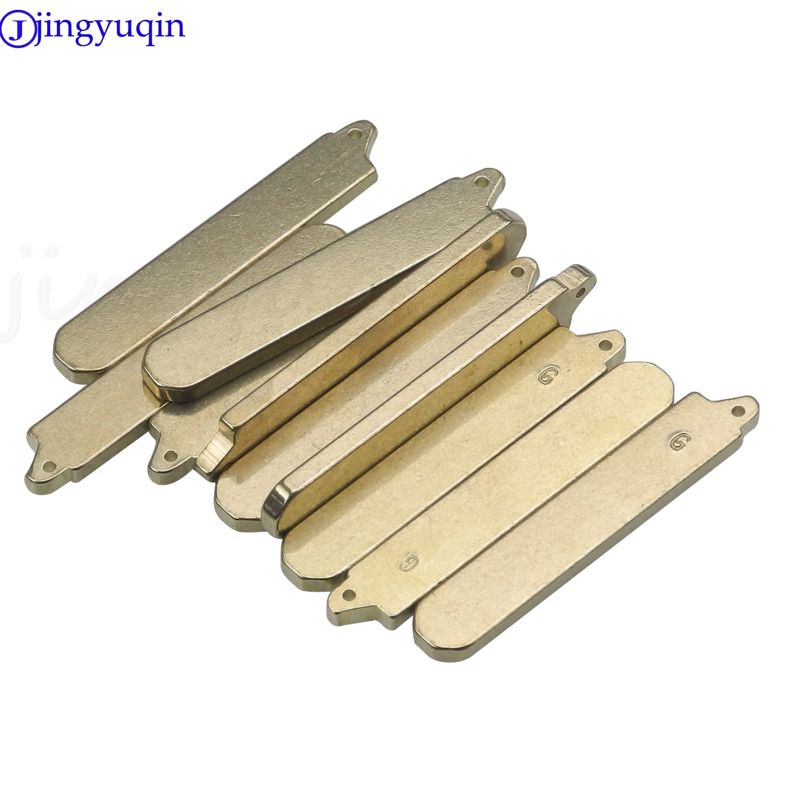 

jingyuqin 10pcs Uncut Flid Folding NO.117 Key Blank for Honda Accord CRIDER(2014 G) Key Replacement Styling