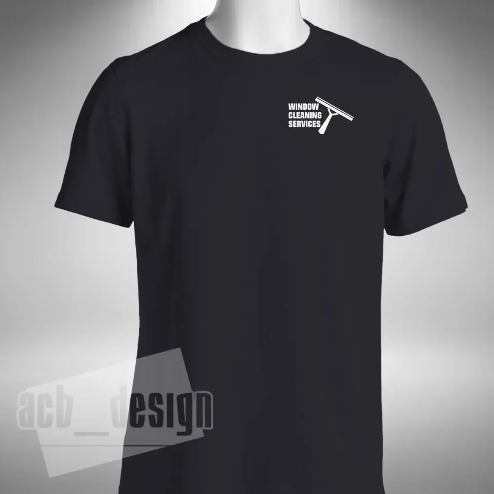 

Мужская футболка с уборкой окон, рабочая одежда для торговли, мыло с водной лестницей, 2019, новейший хлопок, крутой дизайн, облегающие футболки