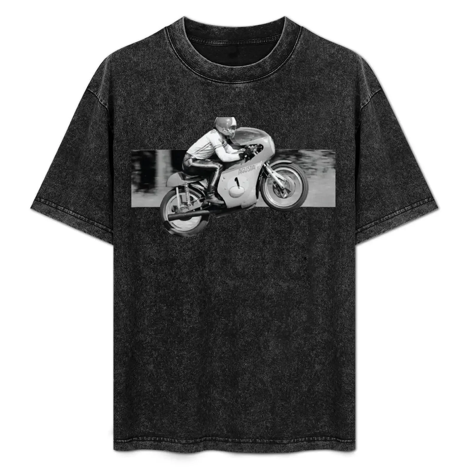 

Giacomo AGOSTINI - OldSchool GP Driver T-Shirt vintage t shirts anime clothes clothes plus sizes mens plain t shirts