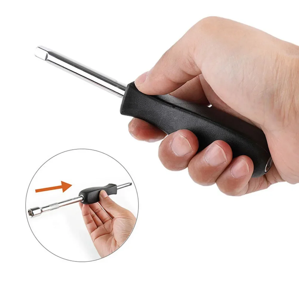 1 шт., 1/4 дюйма, стандартная ручка отвертки с внутренним 1/4 дюйма, женский торцевой спиннер, домашний DIY ремонт, ручные инструменты, аксессуары 15,3