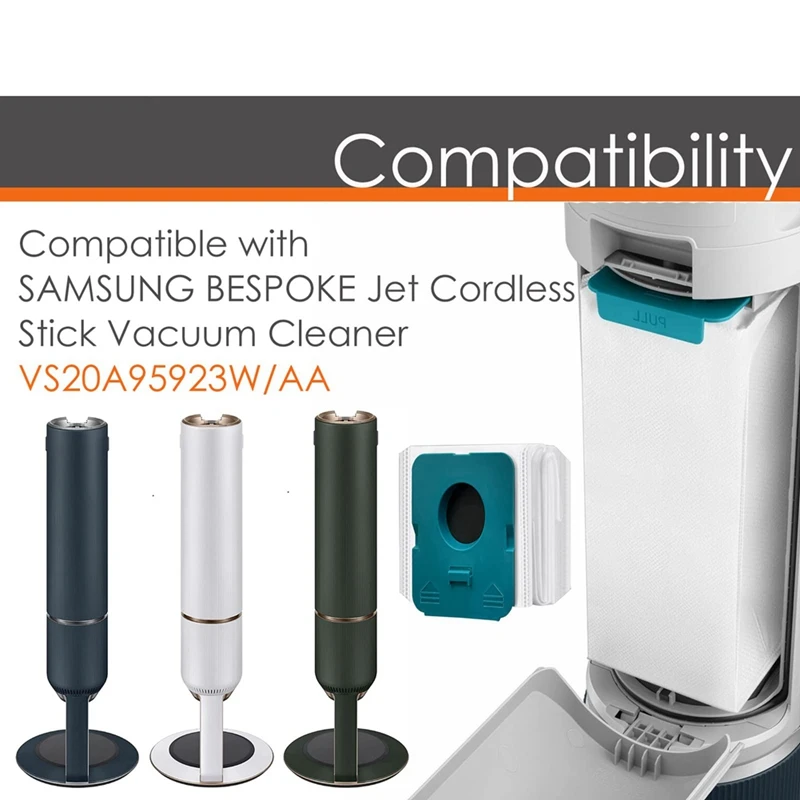 Bolsa de polvo AD24 para Samsung a medida VS20A95923W, varilla inalámbrica de chorro de aire, filtro de bolsa de recolección de polvo para aspiradora