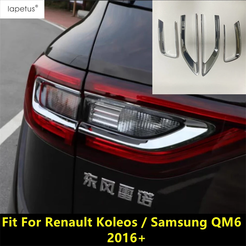 

Rear Trunk Tail Light Lamp Eyebrow Strip Decoration Cover Trim ABS Chrome Accessories For Renault Koleos Samsung QM6 2017 - 2023