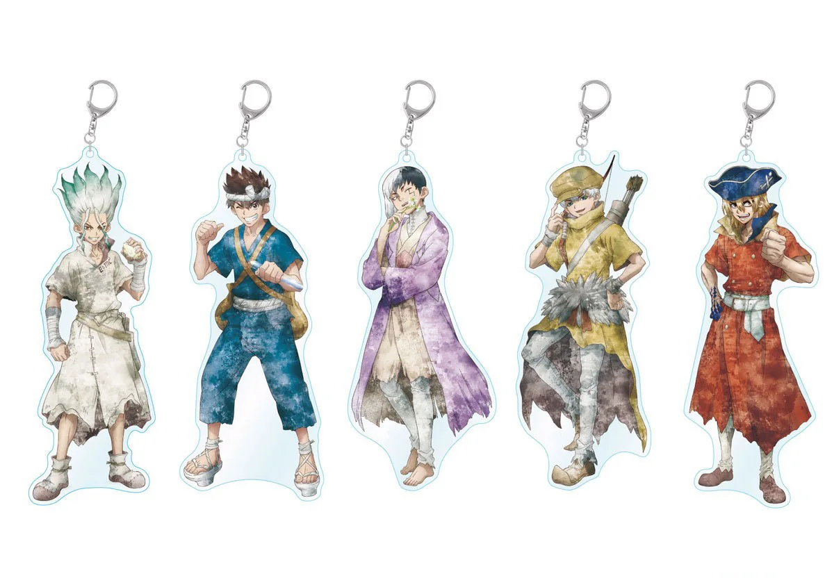 

Anime Store Dr.Stone Ryusui Nanami Gen Asagiri Tsukasa Ukyo Saionji Acrylic Keychain Pendant Ornamen Fans Charm Gifts About 6cm