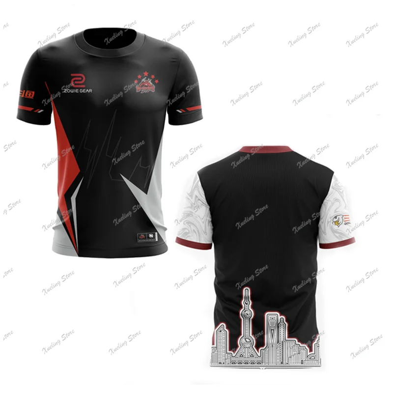 Summer NewHappy 2024 Esports Competition 3D Printing Sports Quick Drying Fashion Men's New Hot Selling T-shirt Fan Team uniform