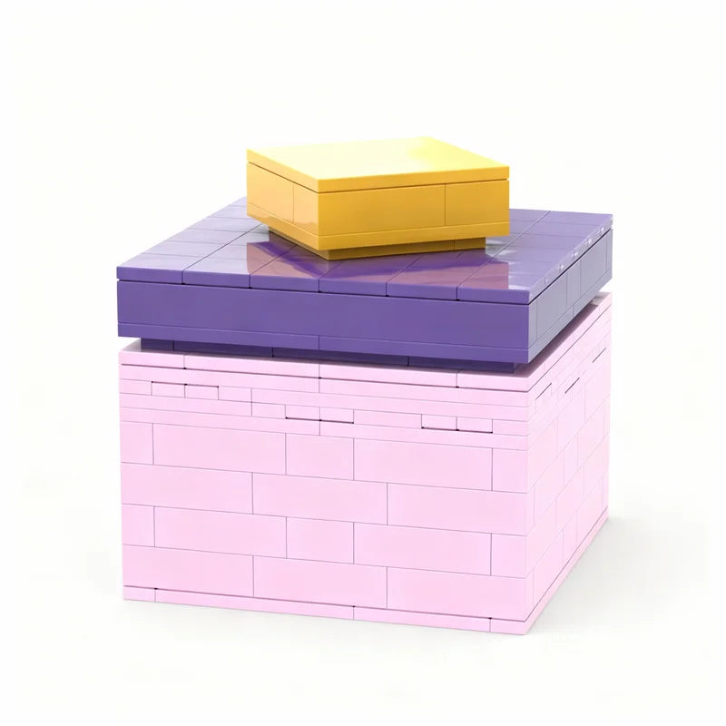 

NEW 257PCS MOC Creative Model Upscaled 2X2 Present Custom Building Blocks DIY Ideas Assembly Display Gift Decoration Decor Set