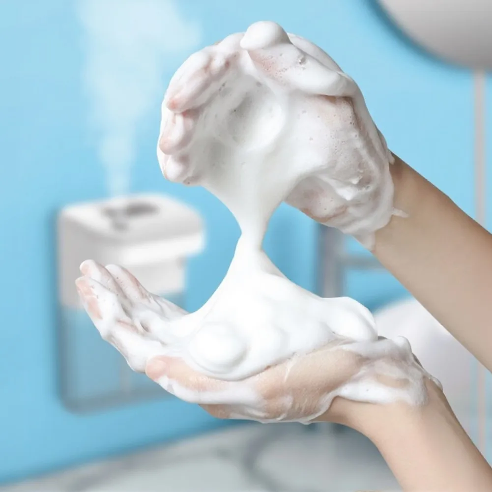 2 in 1 Touchless Soap Dispenser with Aroma Diffuser Function for For bathroom Plastic Body White Size 12.6x4.68x18.85CM