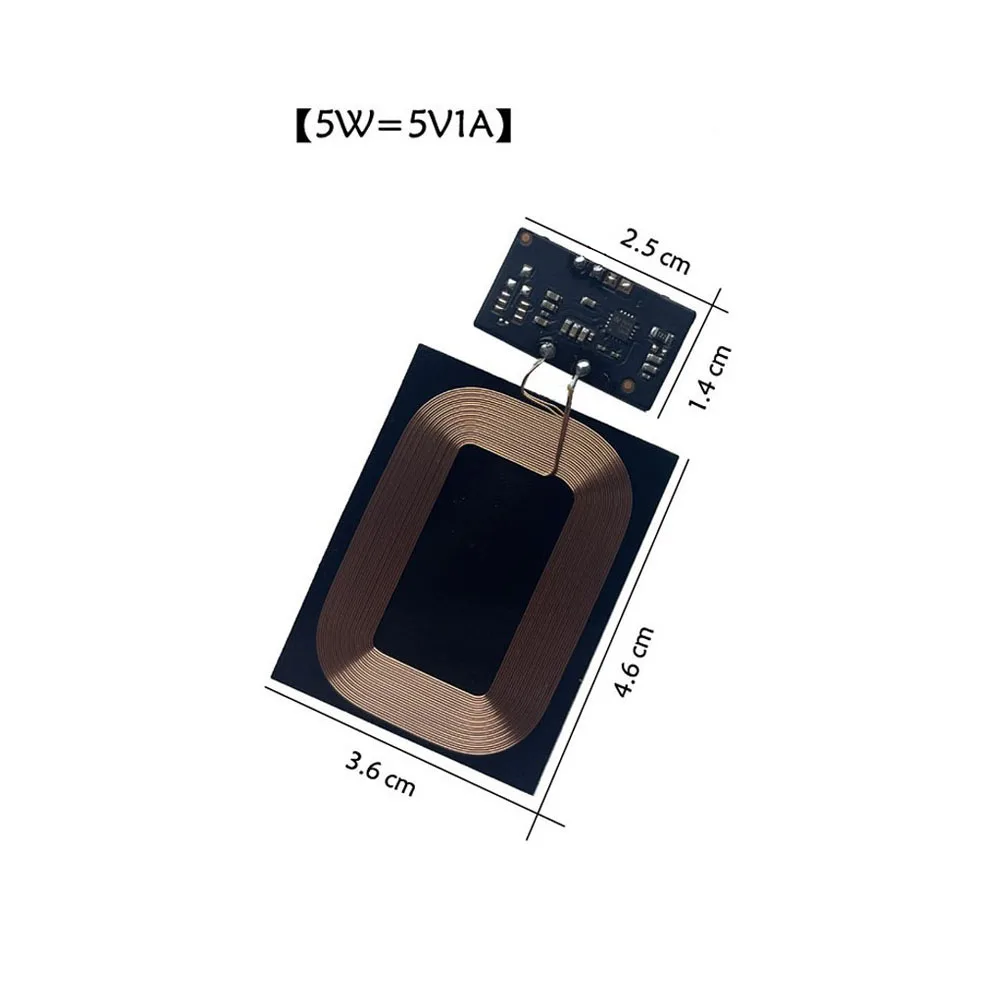 5W/7.5W/10W modulo adattatore ricevitore di ricarica Wireless Standard 5V 1A circuito bobina in rame puro Kit caricabatteria universale