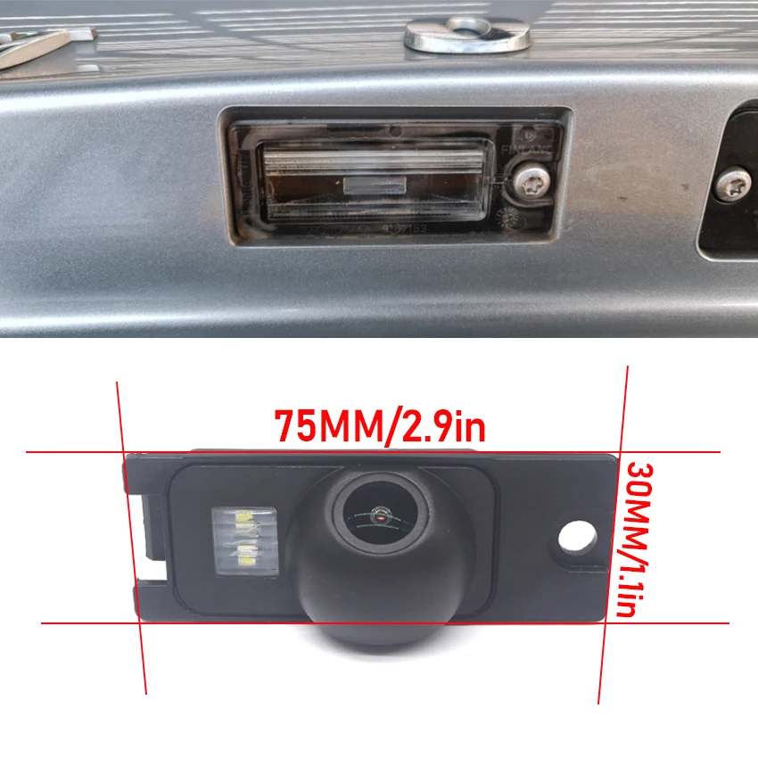 HD 1080P 140° FishEye Vehicle Rear View Camera For Volvo S60 S60R S60L XC60 XC 60 2001~2005 2006 2007 2008 2009 CCD Night Vision