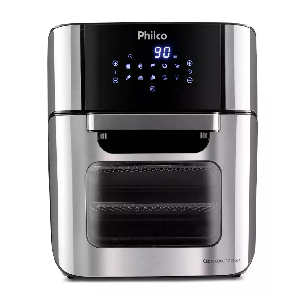 Electric Fryer Air Fryer Oven Philco 9 Functions 3 in 1 PFR2200P 127V