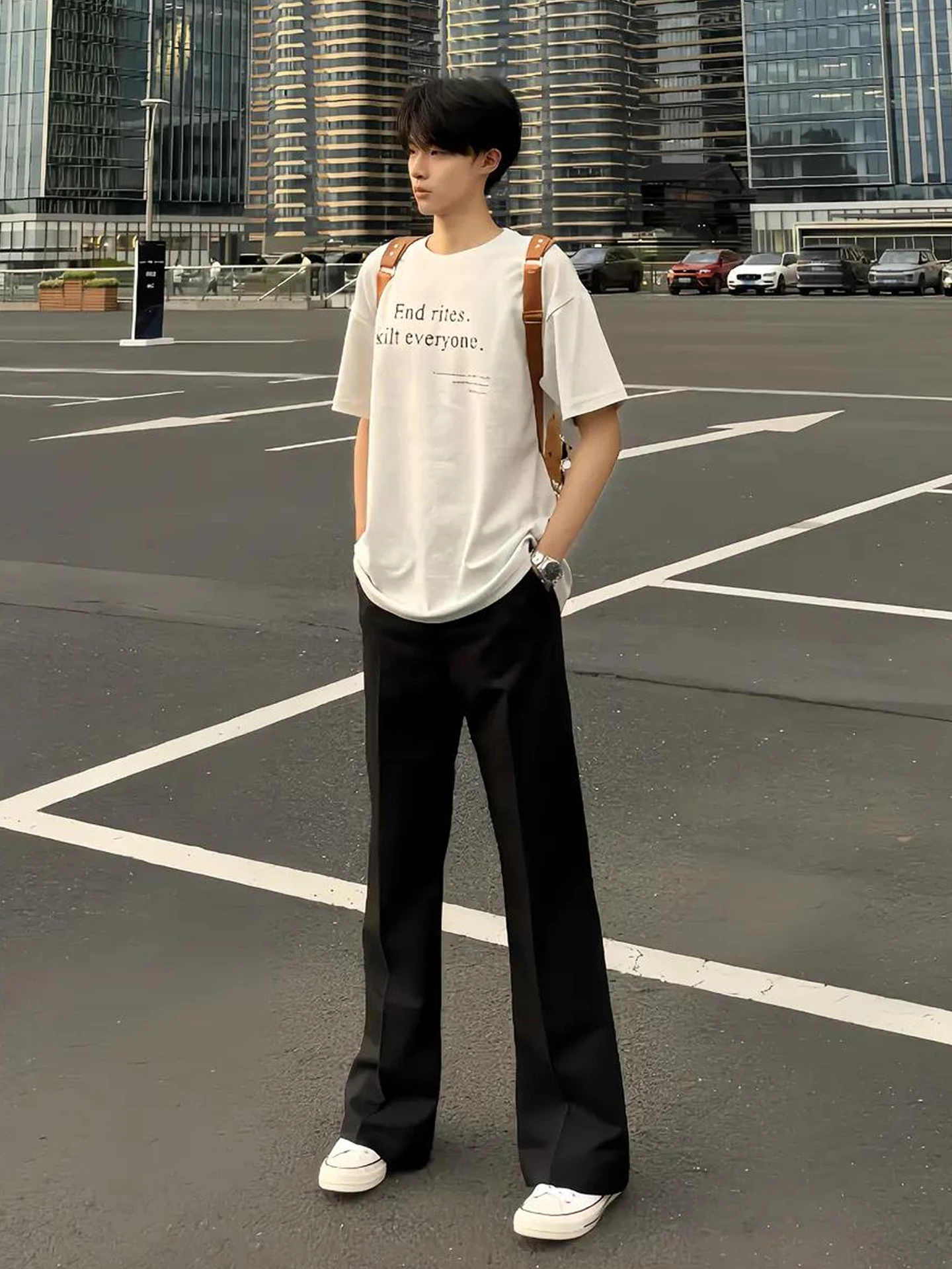 

Мужские летние тонкие брюки Black Ice Silk прямого кроя с эффектом легкости, зауженные, с микро-клешем, Cleanfit Slim Narrow Version