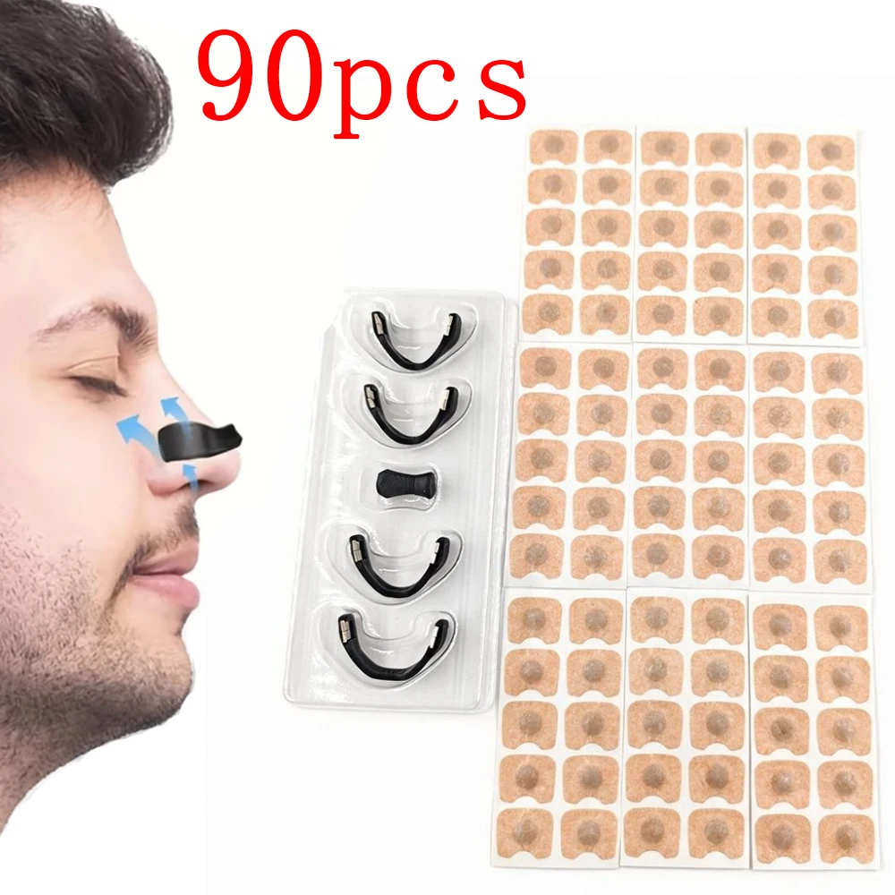 Nasaler Atemwegsdilatator, Nasenverstopfungslösung und Sport-Nasenpflaster Geeignet für Zuhause, Fitness und Outdoor-Aktivitäten