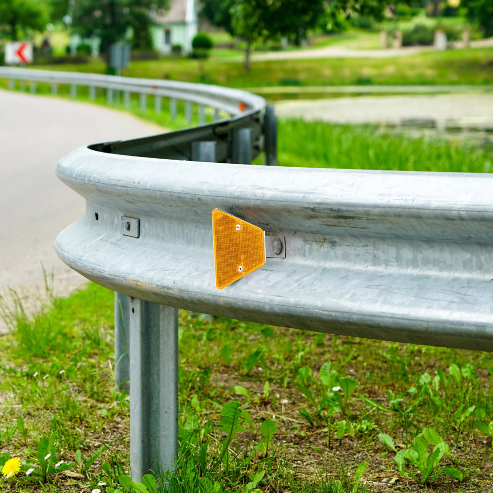 عاكس درب علامة شبه منحرف مستطيلة الموجي الدرابزين Delineator الطريق الرصيف عاكسات سطوع عالية الكمبيوتر