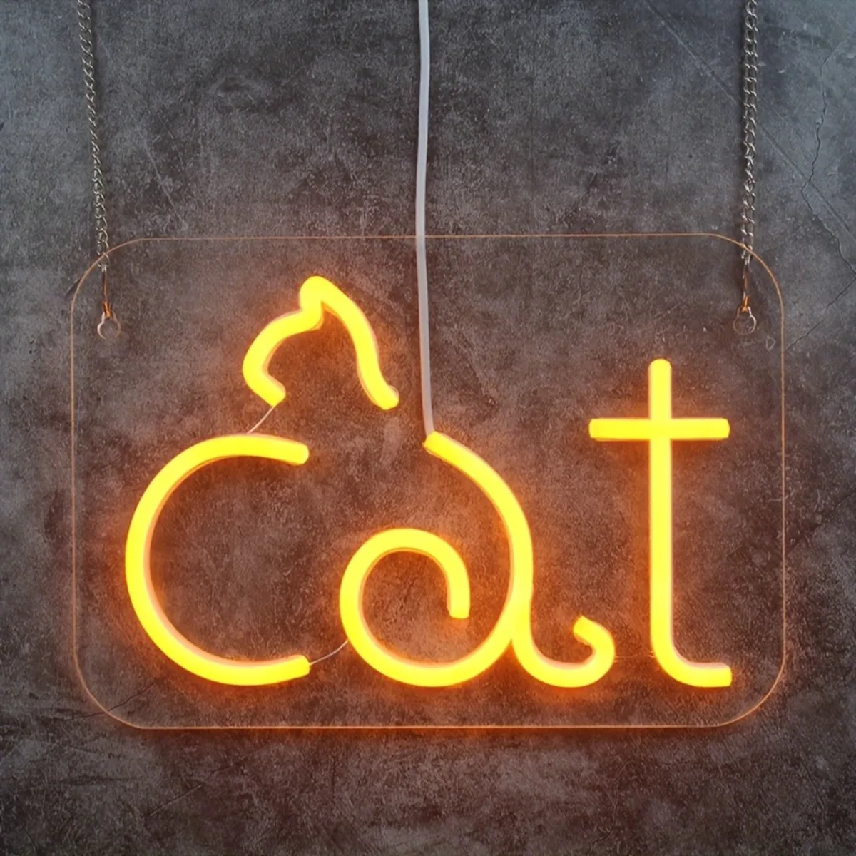 

Светодиодный декор для стен Cool Cat, неоновые вывески, светильники, подарки, подходящие для гостиной, кабинета, игровой комнаты, на день рождения, вечеринку, пасхальное украшение