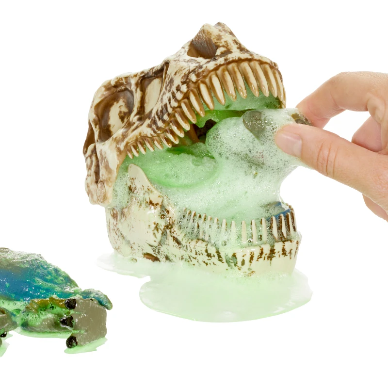 Original MGA Gross MOS Dinosaur Skull Decryption Fossil Skeleton Assembly Slime Boy Toys Holiday Gifts for Children