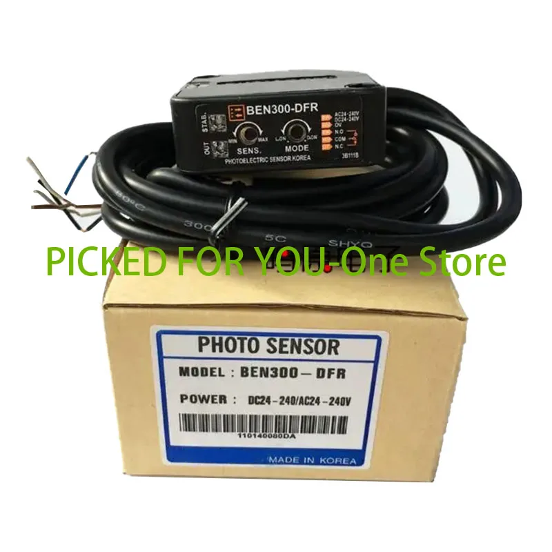 New  BEN300-DFR Photoelectric Switch Sensor 24-240AC/DC