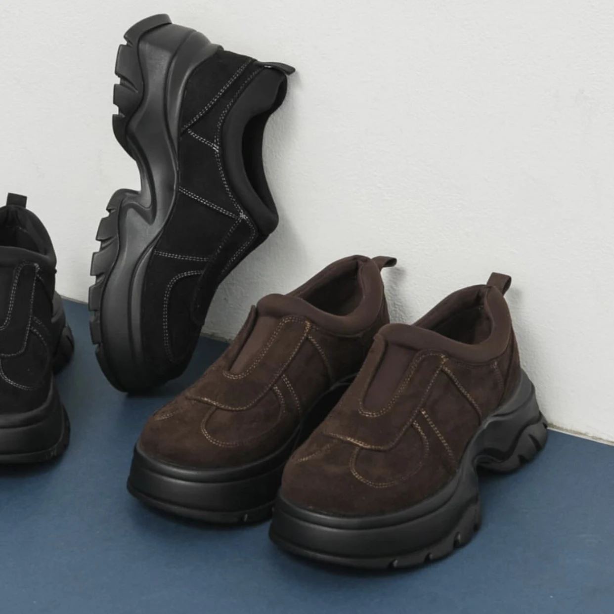 

Кроссовки Gisele Korean Sle Thi Bot на платформе, удобные, дышащие, из хлопка, обновленная версия Flatform.