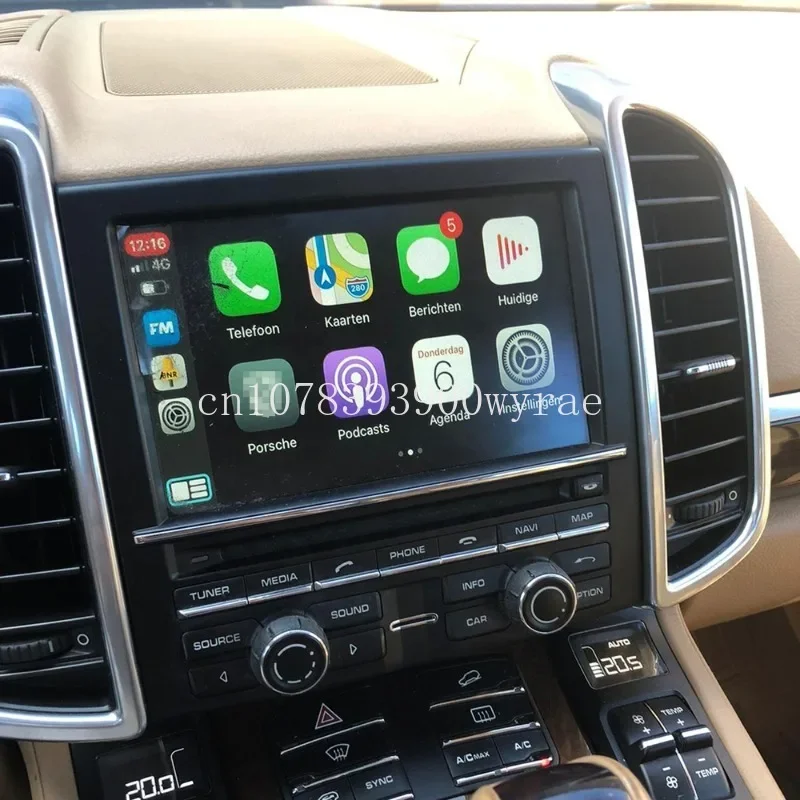 PCM 3.1 Apple CarPlay Wireless Module For Porsche Panamera Cayenne Macan 911 Bosxter IOS16 Car Play Android Auto Phone Mirroring