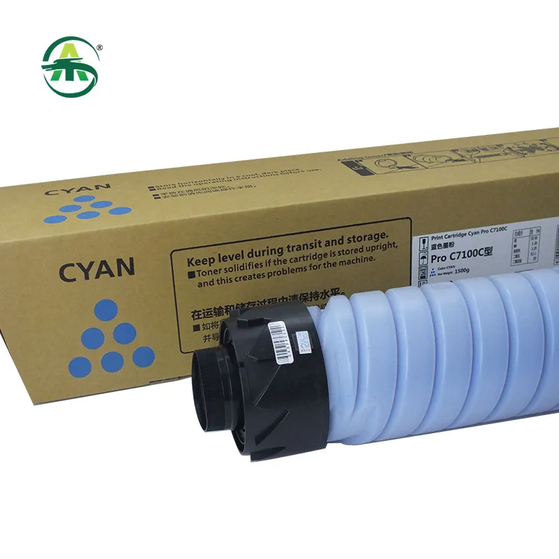 Imagem -02 - Pro C7100 Cartucho de Toner para Ricoh Pro C7100 C7110 Toner em pó Compatível Copiadora Suprimentos Peças de Reposição Copiadora 1pc Cmyk1500g