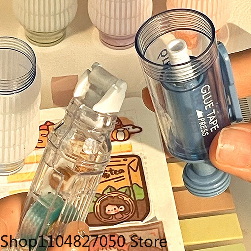 Transparent Dot Dispensing Double-sided Tape Replaceable Refills Handbook Dot Glue Stationery School Office Supplies stationery
