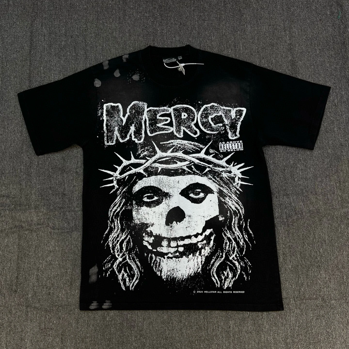 

Повседневная футболка с американским принтом в виде черепа, свободного кроя, из чистого хлопка, для лета, на каждый день, с круглым вырезом