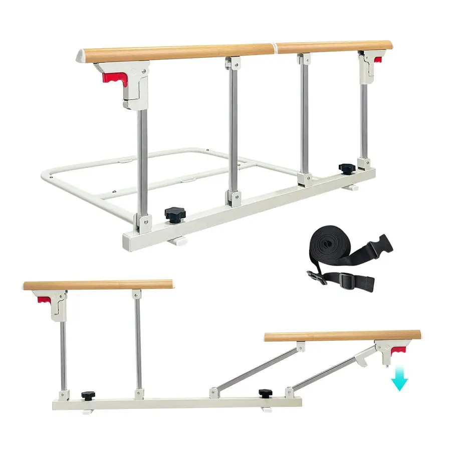 

Рельсы для защиты кровати для взрослых, безопасные поручни для кровати для пожилых людей, вспомогательная складная ручка под матрасом, больничная кровать