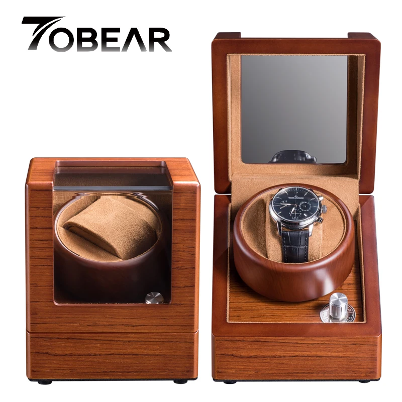 

Automatic mechanical watch shaker, watch shaker, watch shaker, winding storage collection box, household wood grain silent