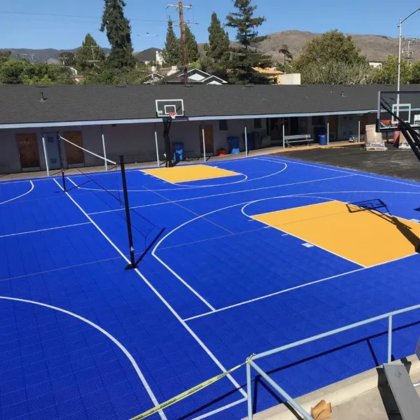 

20'x 27' 540 Pcs Interlocking Basketball Court Floor Tiles Antislip Outdoor Artificial Grass Flooring For DIY Backyard Court