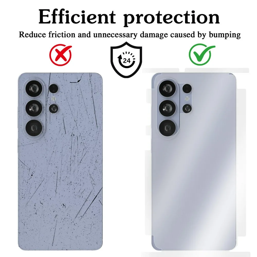 1-4Set Full Coverage Back Matte Film Back Hydrogel Film Side Frame with Install Tool for Samsung Galaxy S26 Plus Ultra S26+ S26U